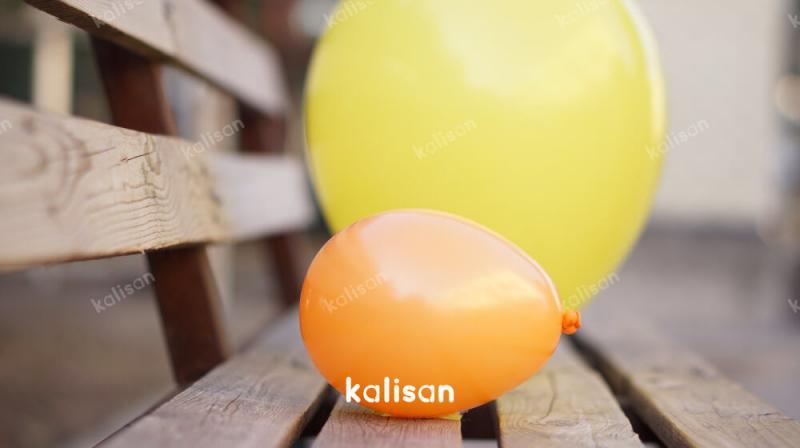 5 12 50 Cm Mini Turuncu Standart Balon Kalisan Balon